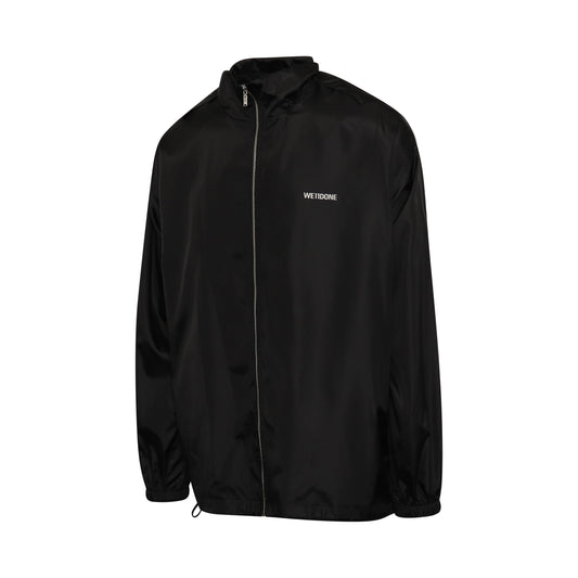 Logo Windbreaker Jacket in Black