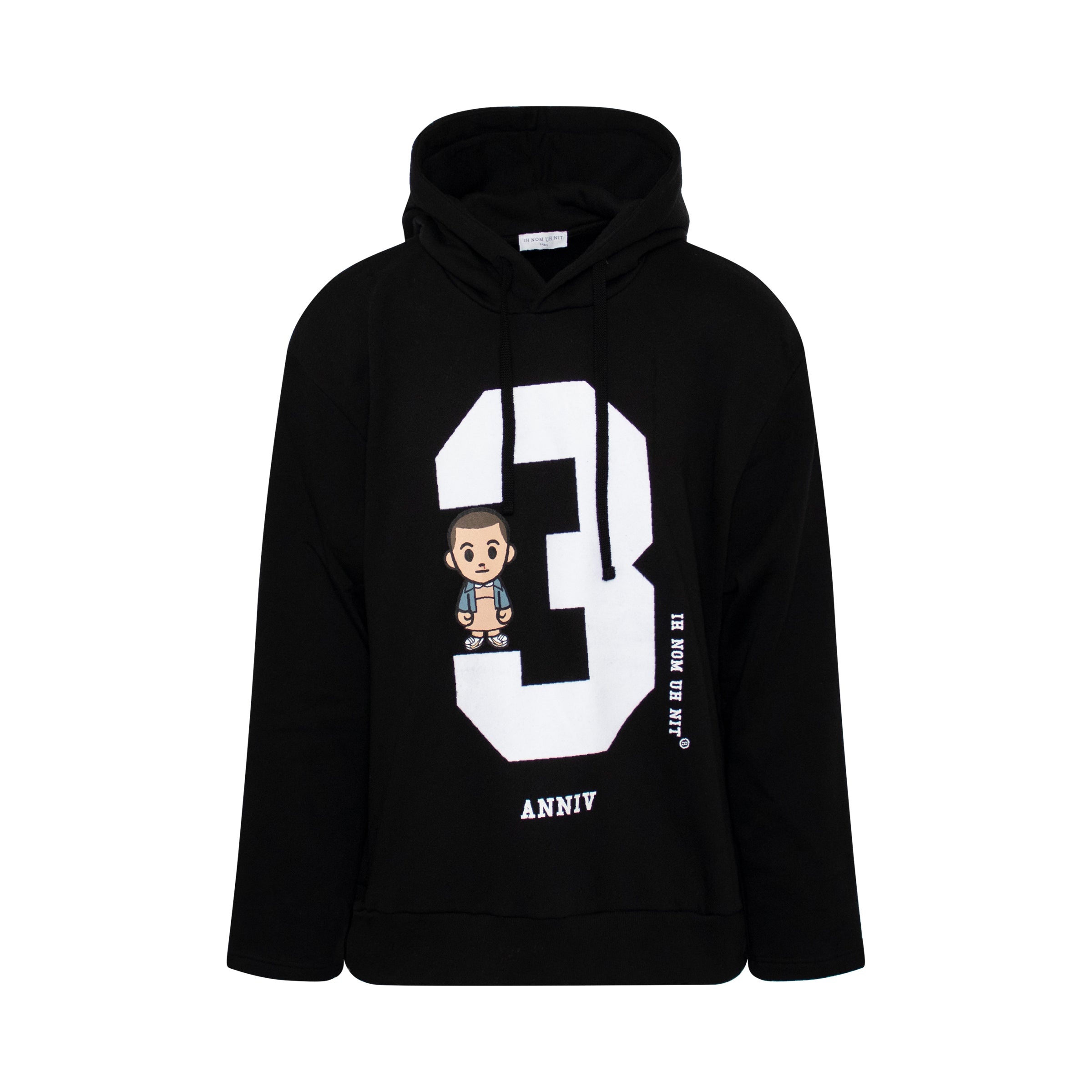 3 Eleven Hoodie in Black