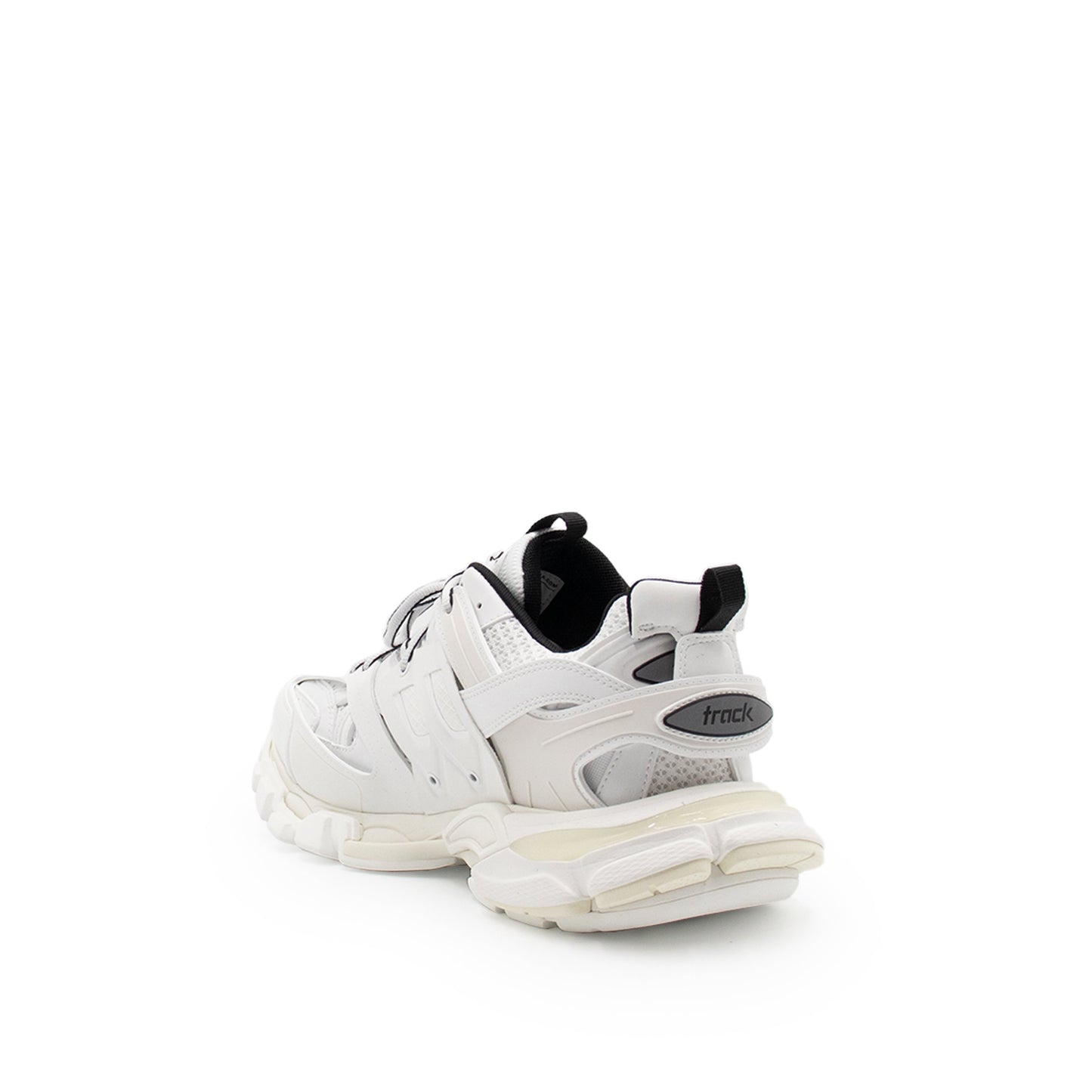 Track Sneaker in White/Black