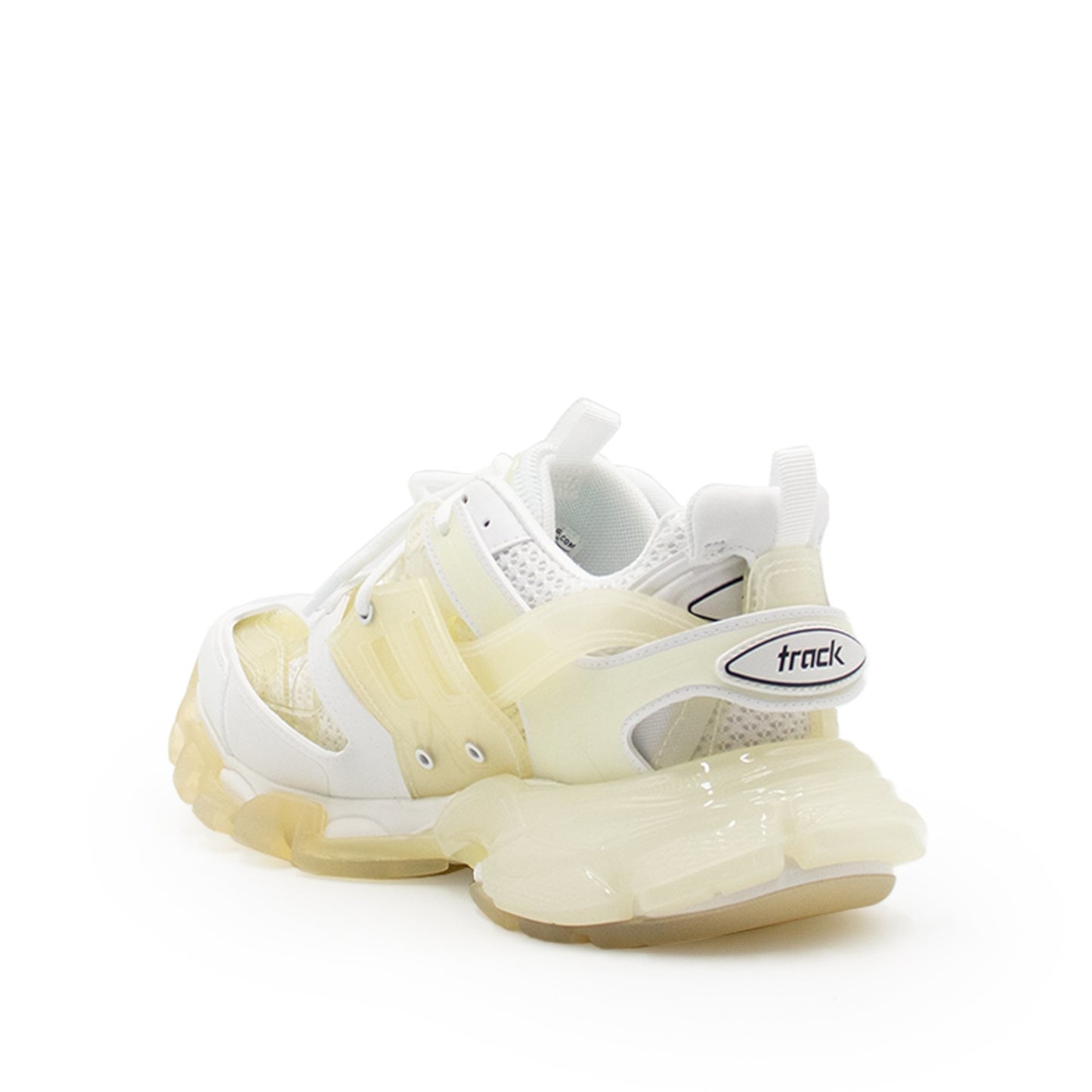 Track Clear Sole Sneaker in White