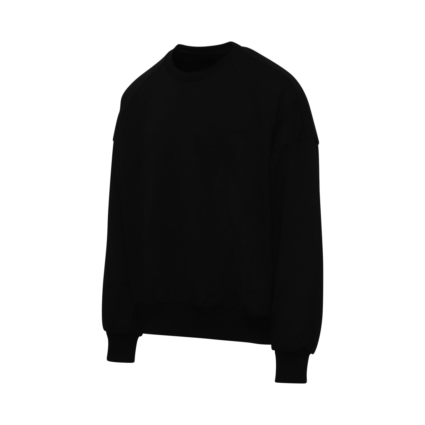 Juunj Oversize Graphic Sweatshirt in Black