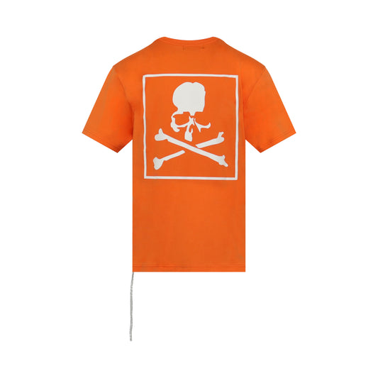 Boxed Logo T-Shirt in Orange