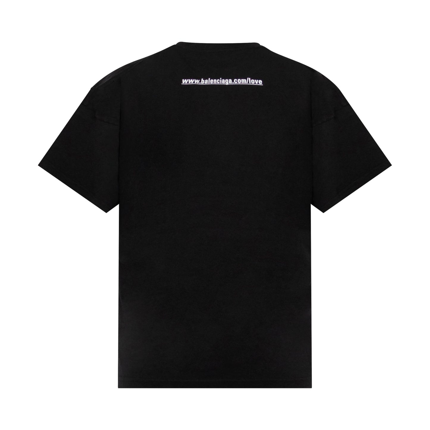 I Love U Medium Fit T-Shirt in Black