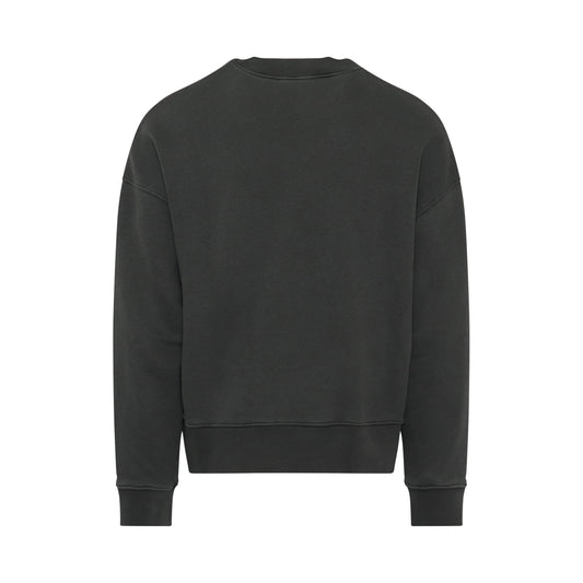 Gd Curved Logo Sweatshirt in Black