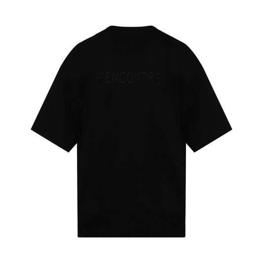 Oversize Rencontre T-Shirt in Black