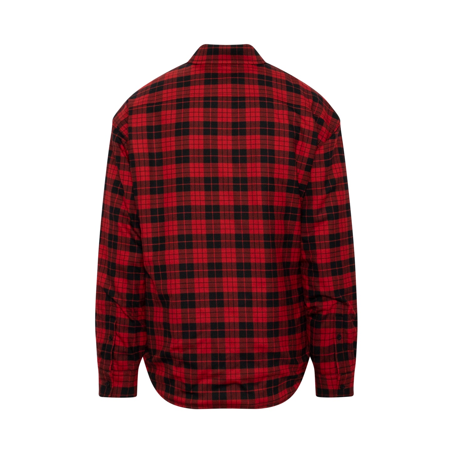 Large Fit Padded Shirt in Red