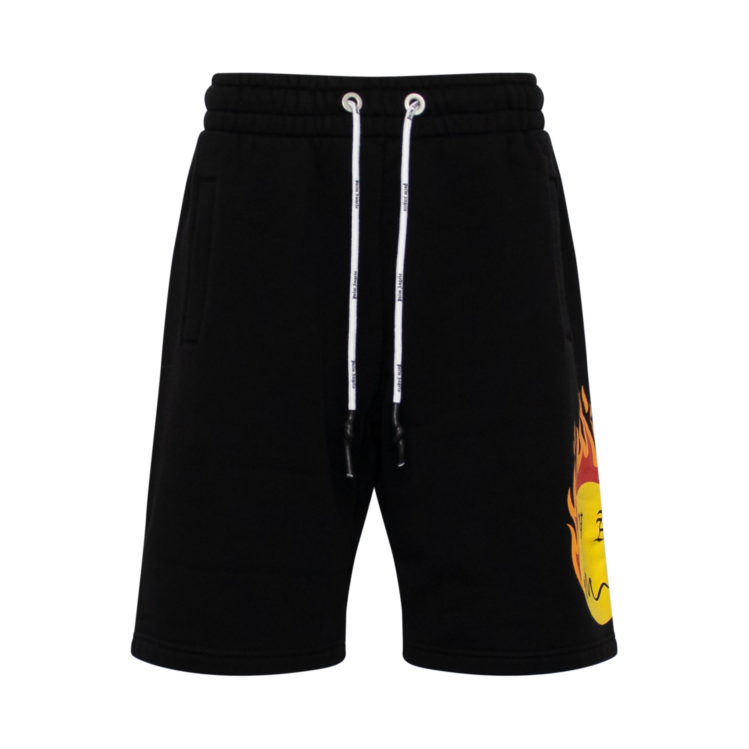 Burning Head Sweatshorts in Black