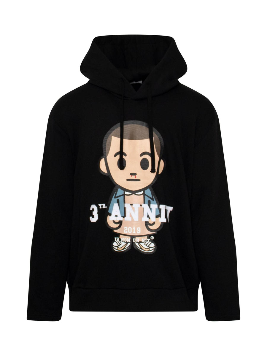 Big 3 Eleven Hoodie in Black