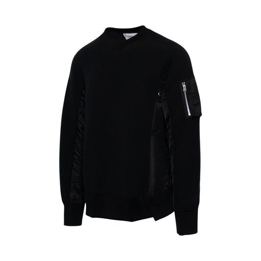 MA-1 Sweatshirt in Black