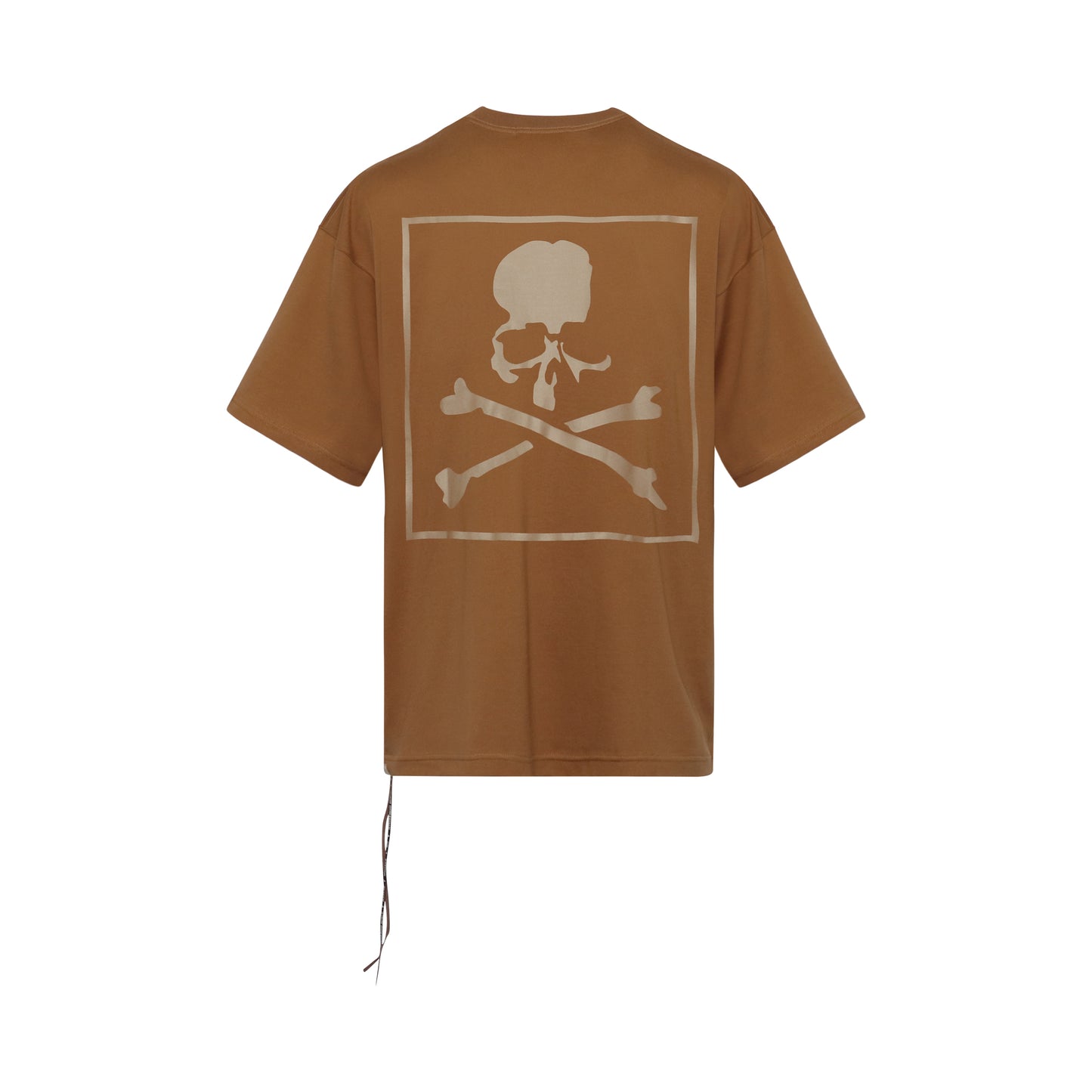 Boxed Logo Boxy Fit T-Shirt in Camel