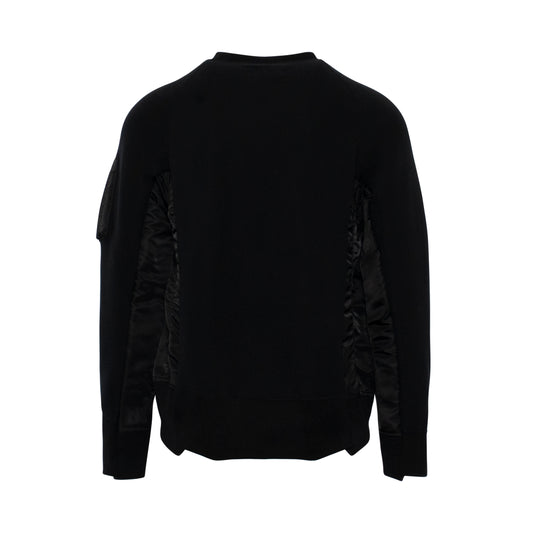 MA-1 Sweatshirt in Black