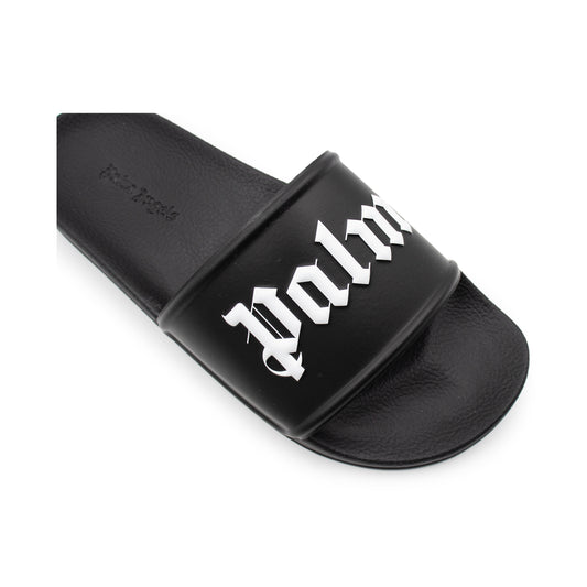 Palm Angels Pool Slider in Black