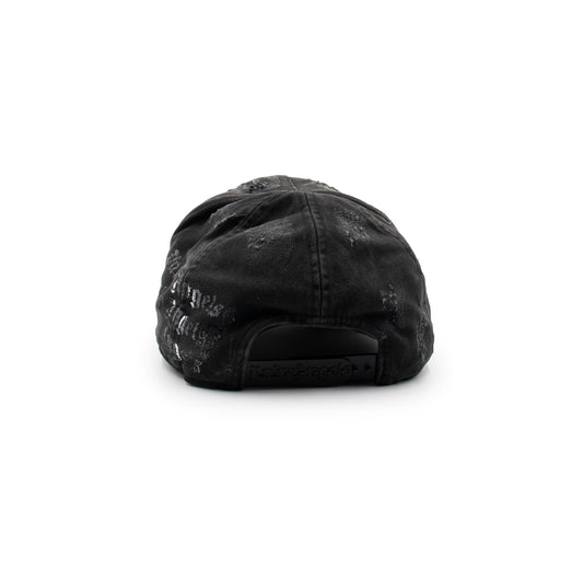 Hue Gothic Logo Cap in Black