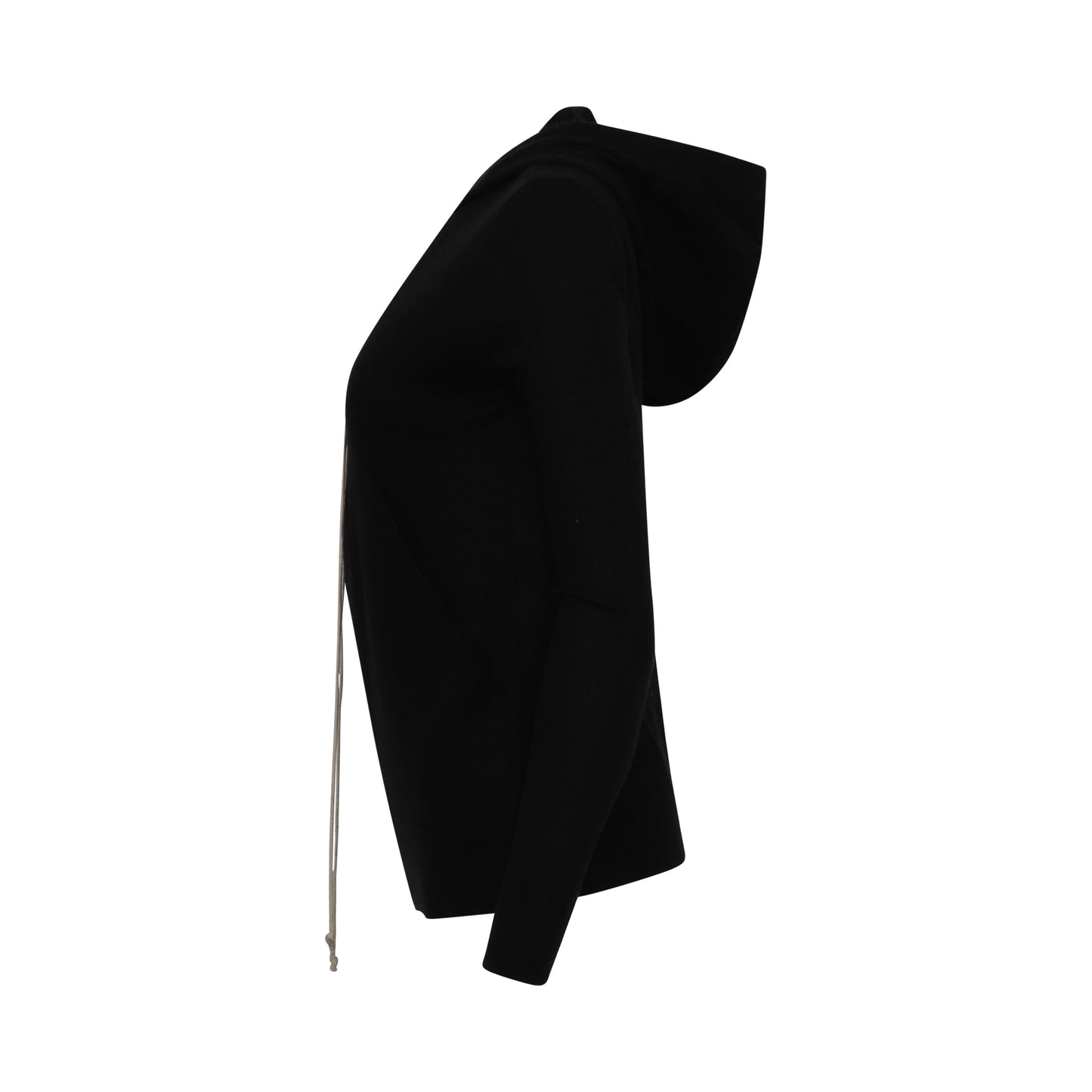 Zipped Knit Cardigan in Black