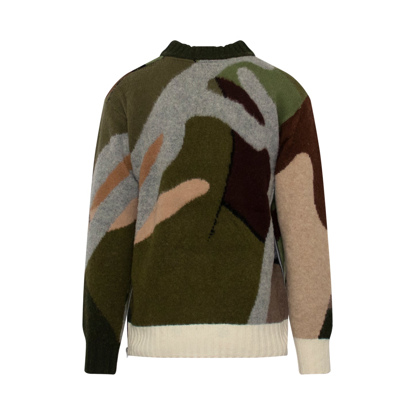 Kaws Jaqcuard Knit Sweater in Camouflage