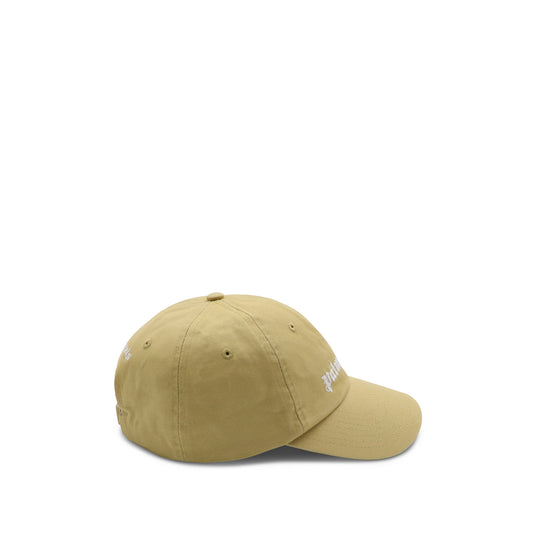 Classic Logo Cap in Beige/White