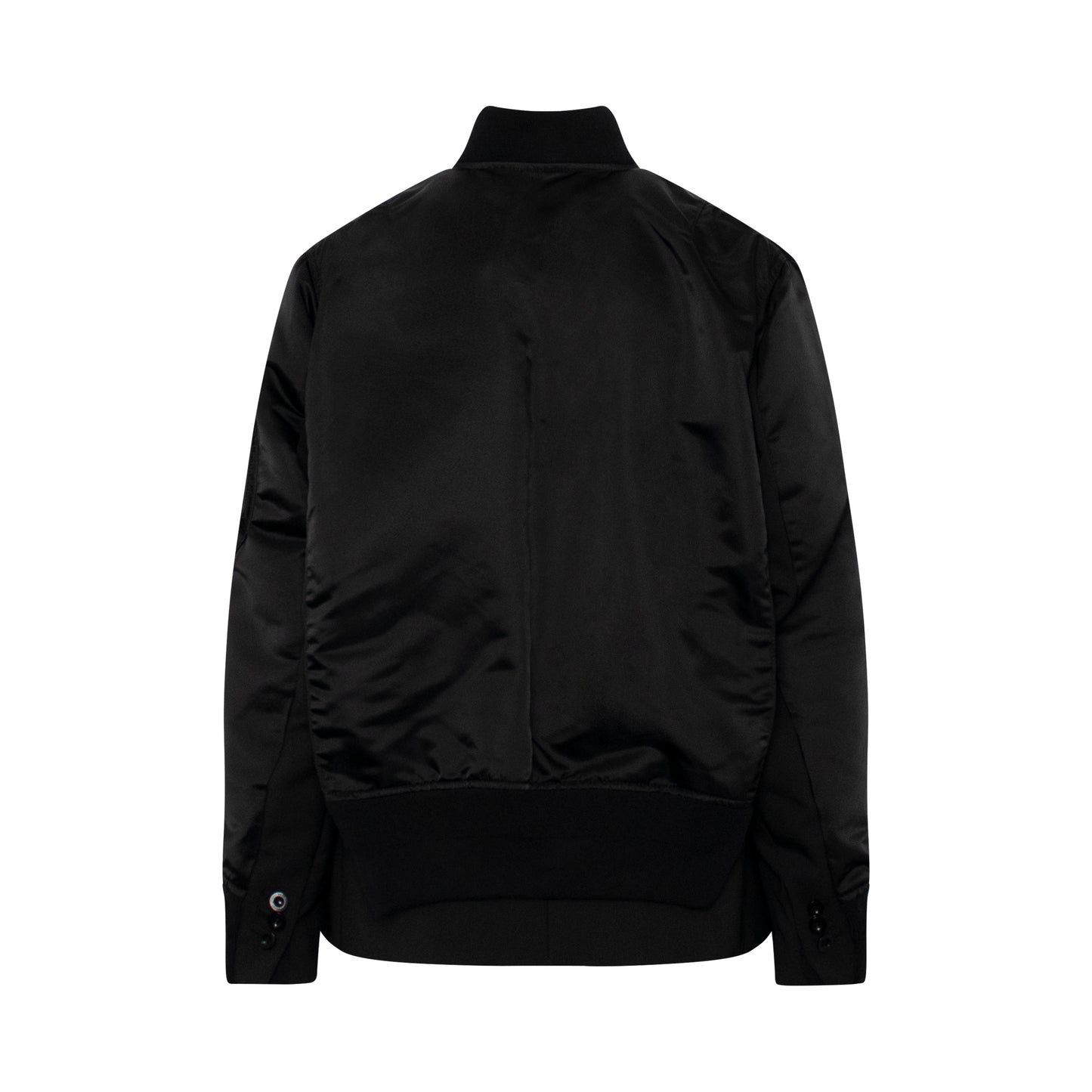 Suiting Blouson Jacket in Black