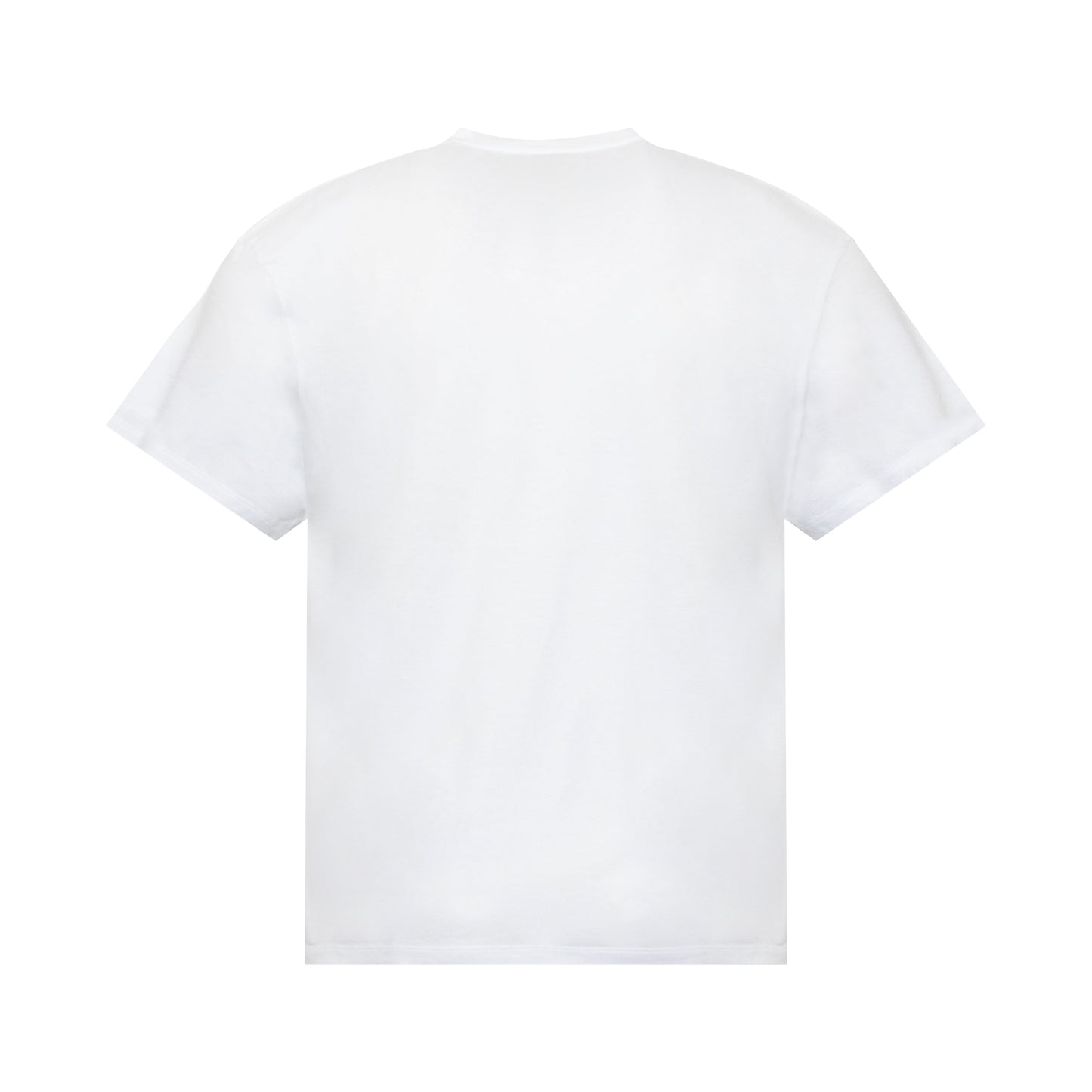Drip Metallic Skull T-Shirt in White