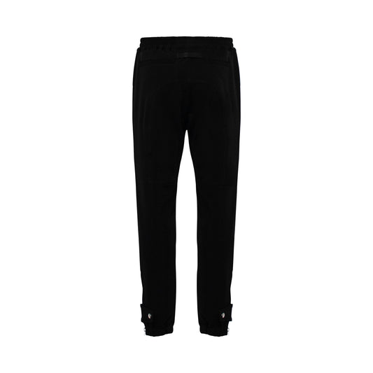 Logo Panel Trackpant in Black