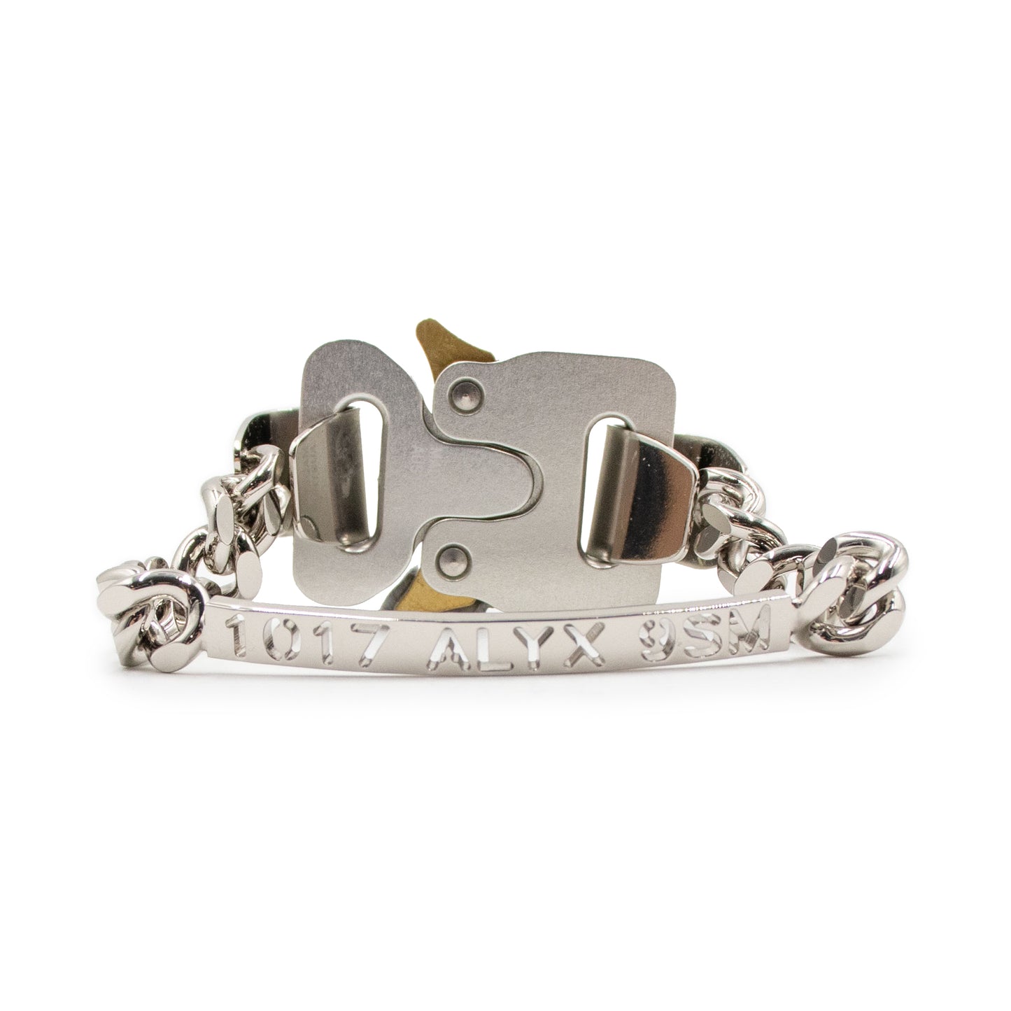 Buckle Logo Bracelet in Silver