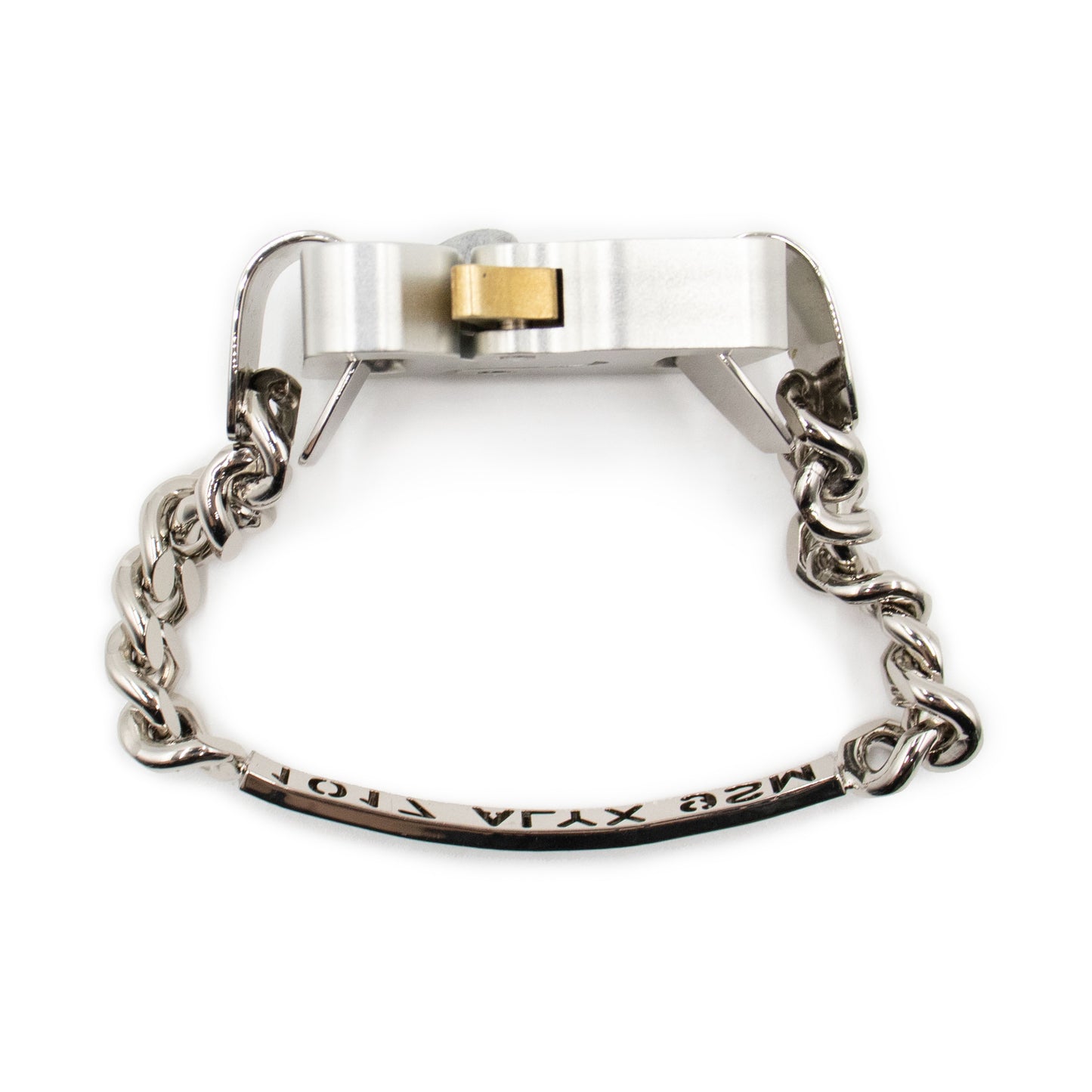 Buckle Logo Bracelet in Silver