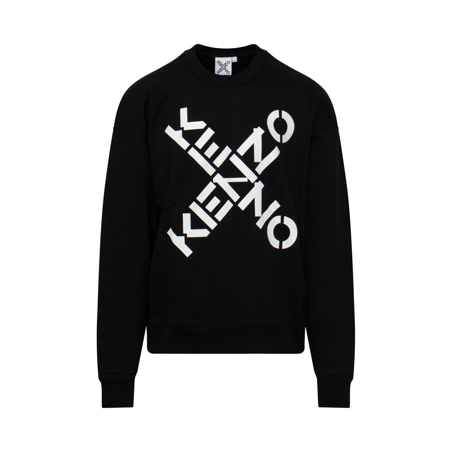 Kenzo Sport X Logo Sweatshirt in Black
