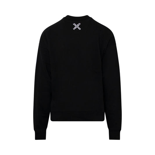 Kenzo Sport X Logo Sweatshirt in Black