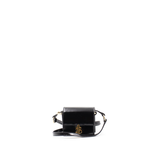 Micro Satchel Bag in Black