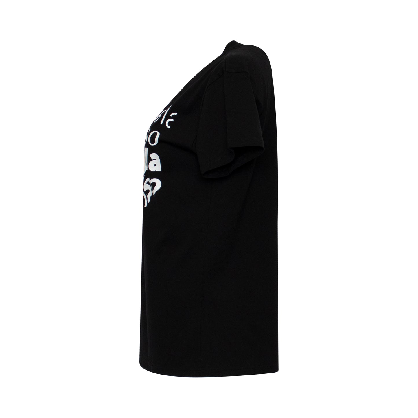 Distorted Logo T-Shirt in Black