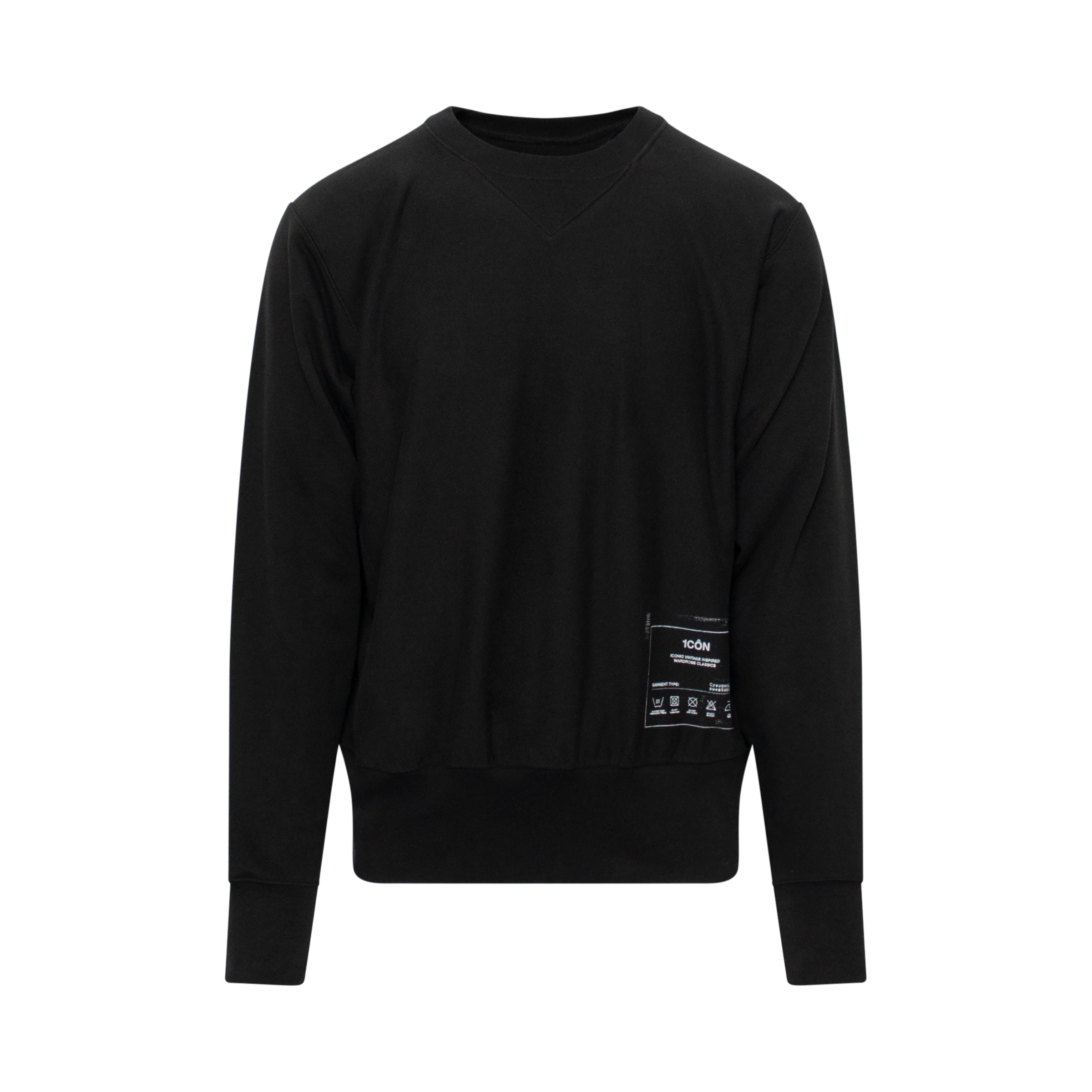 1CON Print Sweatshirt in Anthracite