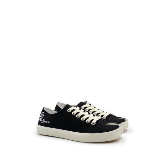 Tabi Toe Low Sneakers in Black