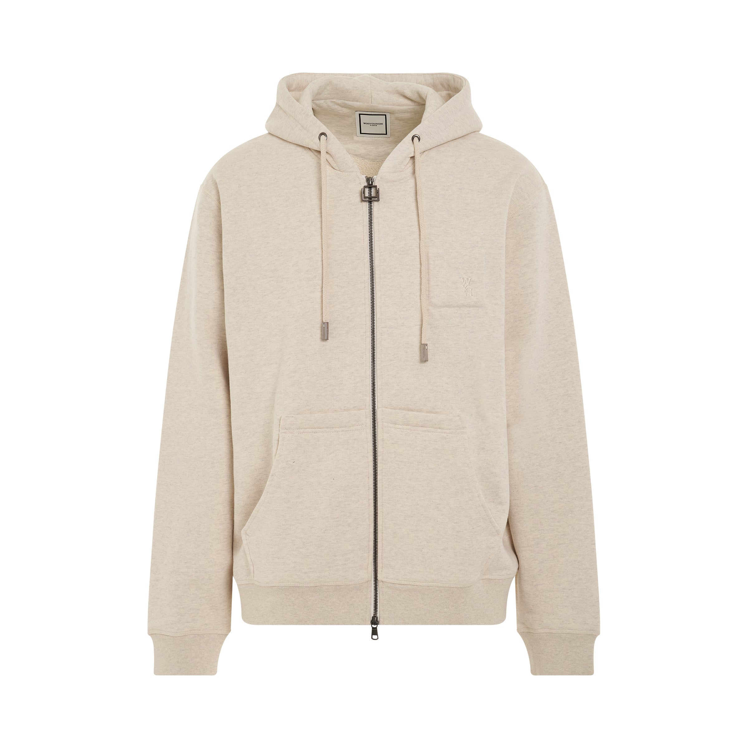 WOOYOUNGMI Zip up Hoodie in Ivory – MARAIS