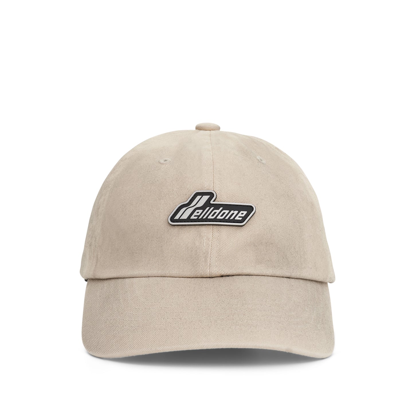 Washed Wappen Cap in Beige