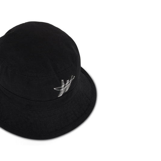 WD One Logo Bucket Hat in Black