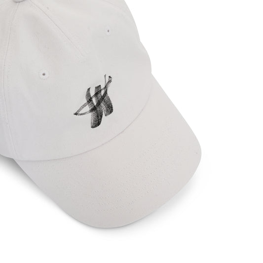 WD One Logo Cap in White