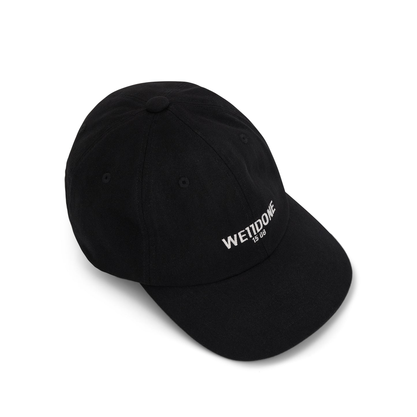 1506 Logo Washed Cap in Black