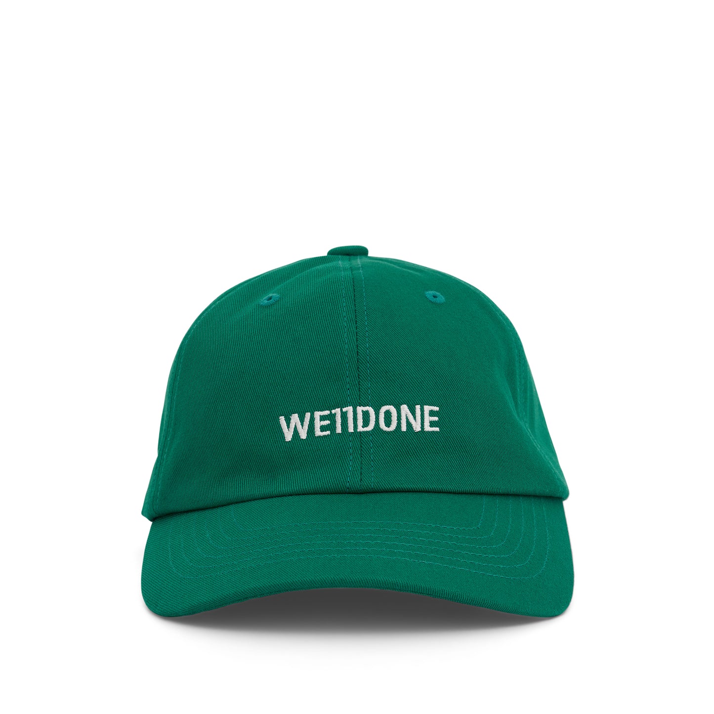 Small Logo Washed Cap in Green