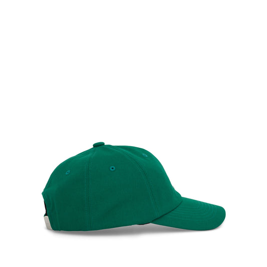 Small Logo Washed Cap in Green