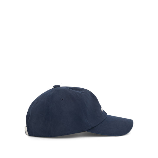 WD Logo Washed Cap in Navy