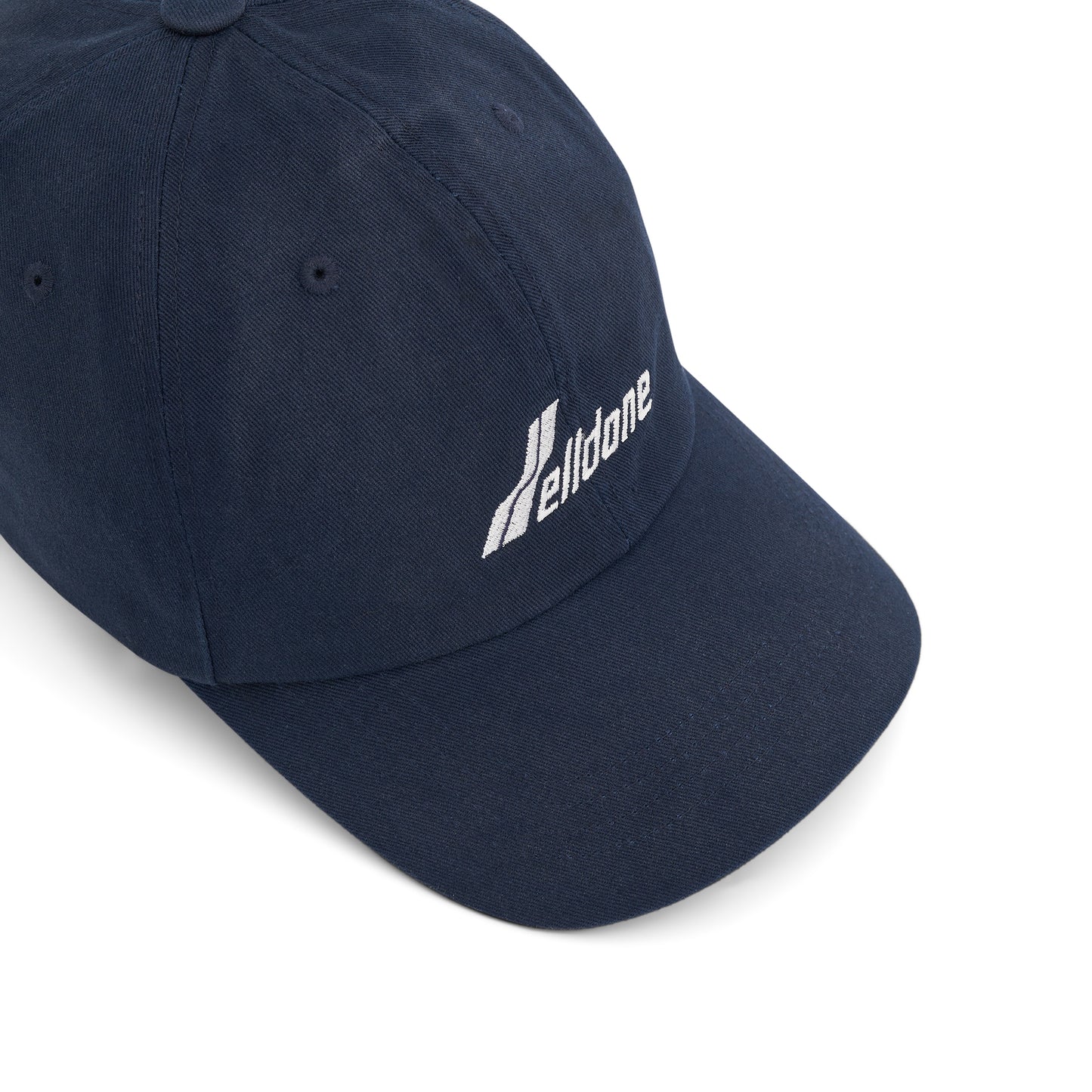 WD Logo Washed Cap in Navy