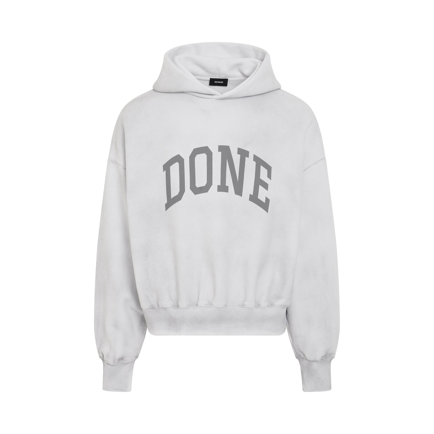 Washed Done Graphic Hoodie in White