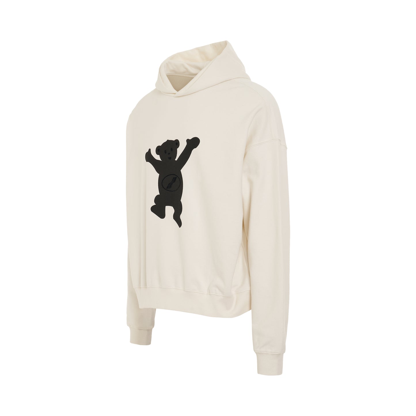 New Teddy Logo Hoodie in Ivory