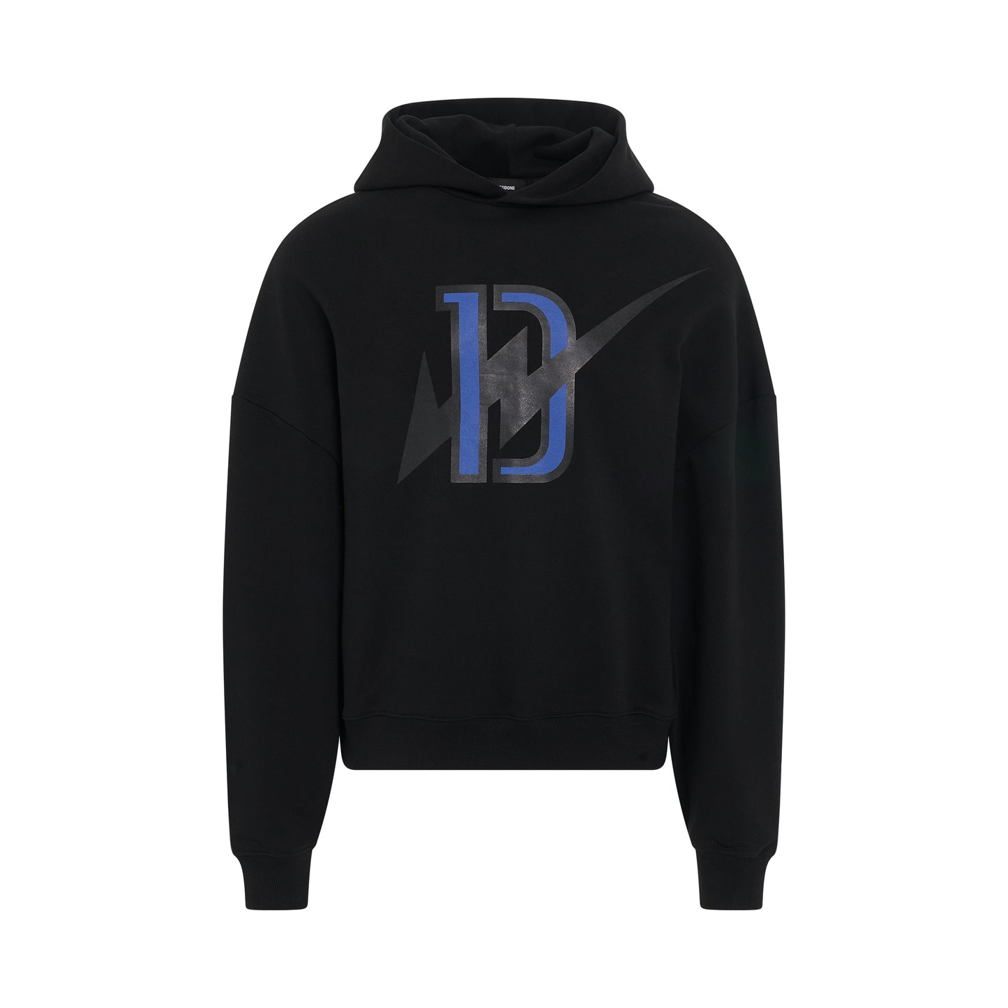 Thunder D Logo Hoodie in Black