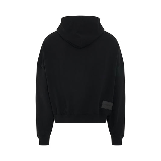 Thunder D Logo Hoodie in Black