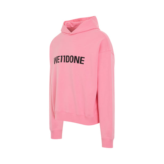 Basic Logo Hoodie in Pink