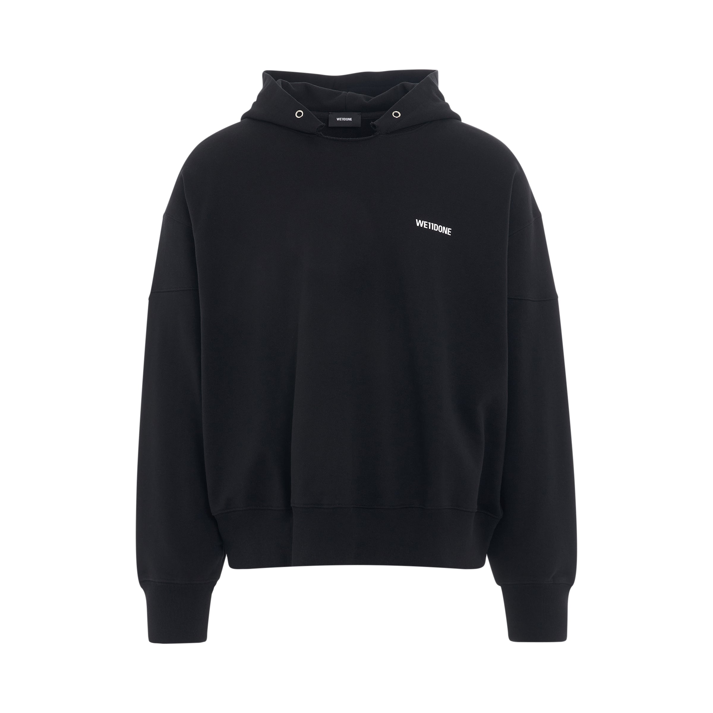 we11done logo signature hoodie in black regular price $ 350 . 00 ...