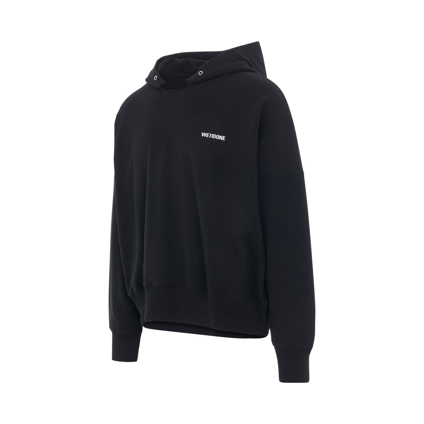 Logo Signature Hoodie in Black