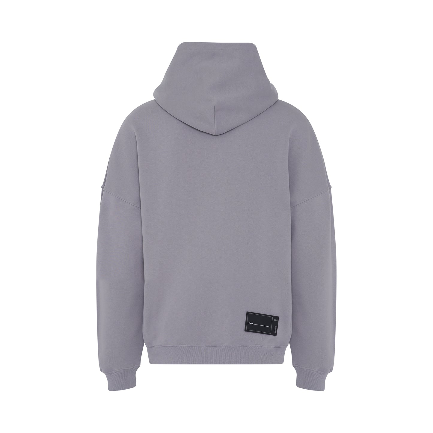WD Embroidered Logo Hoodie in Grey