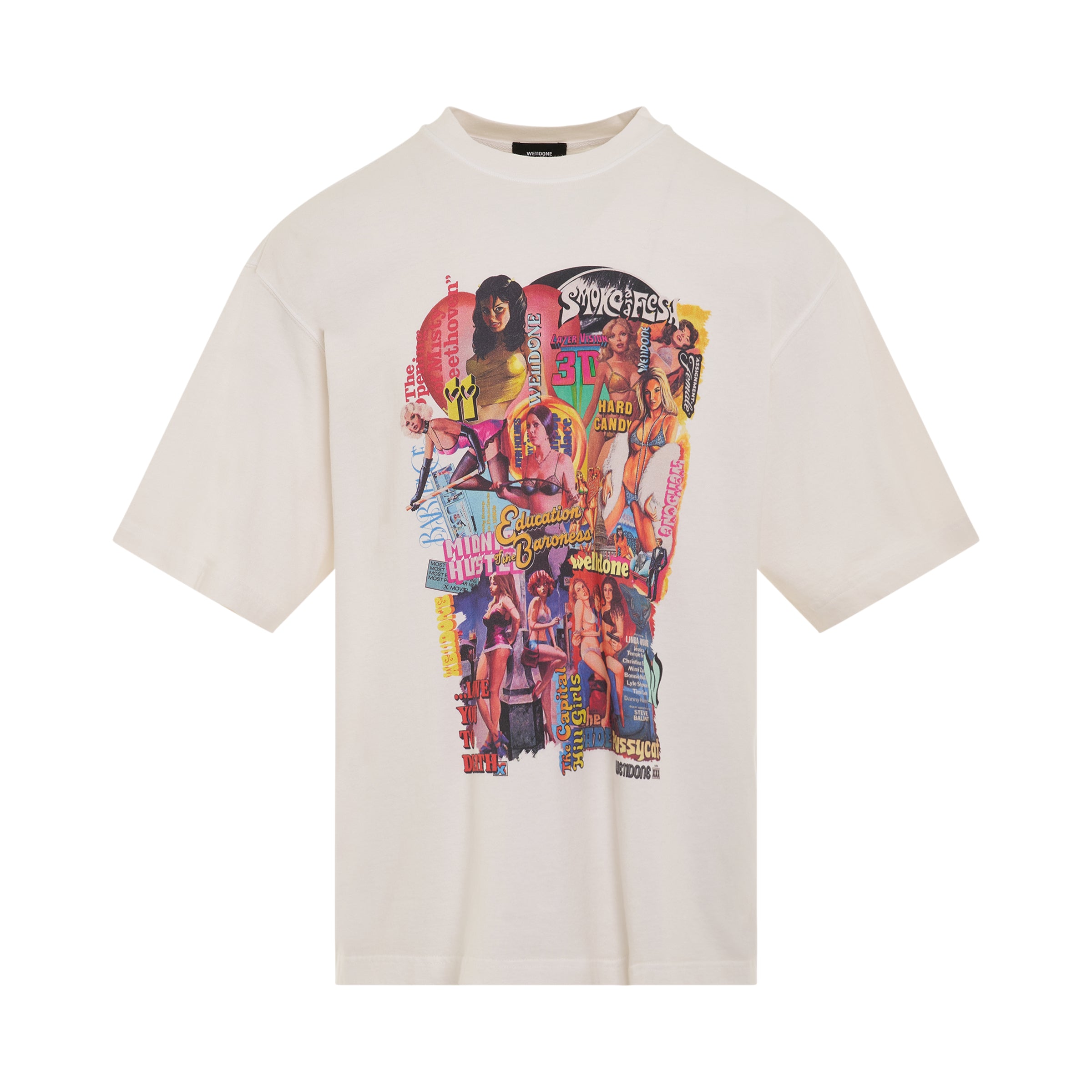 New Movie Collage T-Shirt in White