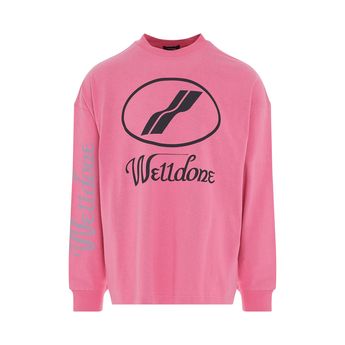 Logo Oversize Fit Sweatshirt in Pink